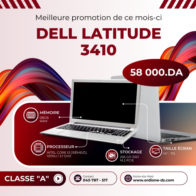 PC PORTABLE DELL LALTITUDE 3410 CORE i3 10110U